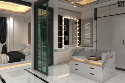 ห้องแต่งตัว (บ้าน) - โมเดิร์นลักชัวรี่สไตล์