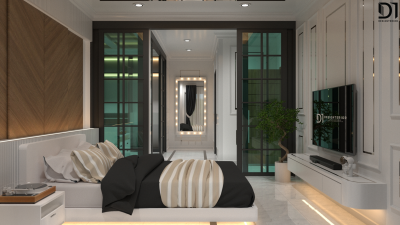 ห้องนอน (บ้าน) - โมเดิร์นลักชัวรี่สไตล์