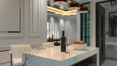 ห้องครัว (บ้าน) - โมเดิร์นลักชัวรี่สไตล์