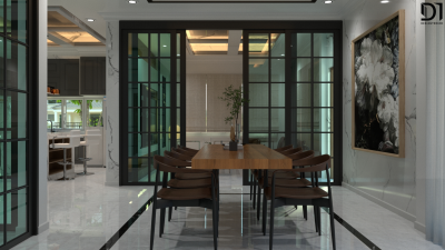 ห้องโถง (บ้าน) - โมเดิร์นลักชัวรี่สไตล์