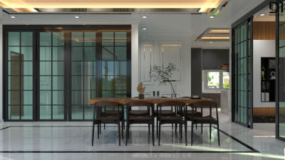 ห้องโถง (บ้าน) - โมเดิร์นลักชัวรี่สไตล์