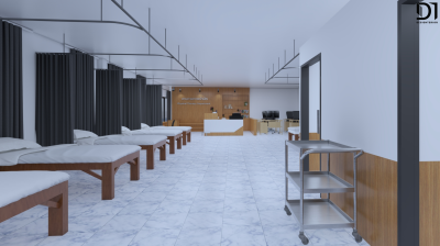 ห้องกายภาพบำบัด - มินิมอลสไตล์