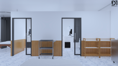 ห้องกายภาพบำบัด - มินิมอลสไตล์