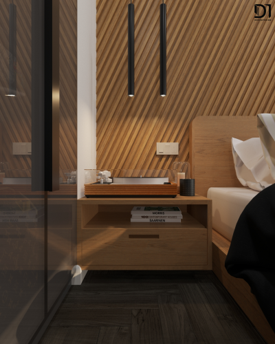 ห้องนอนคอนโดมิเนียม - โมเดิร์นนอร์ดิกสไตล์