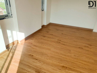 งานพื้น SPC และบัวเชิงผนัง - โครงการบ้านแสนสำราญ