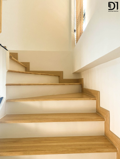 งานบันไดไม้ - โครงการบ้านอรุณโฮม