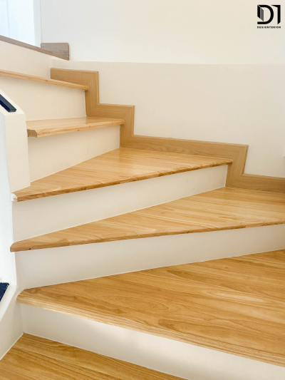 งานบันไดไม้ - โครงการบ้านอรุณโฮม