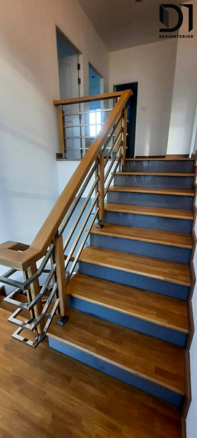 งานบันไดไม้ - โครงการบ้านแสนสำราญ