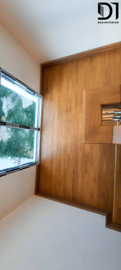 งานบันไดไม้ - โครงการบ้านแสนสำราญ