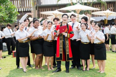 The atmosphere of a doctoral graduation ceremony