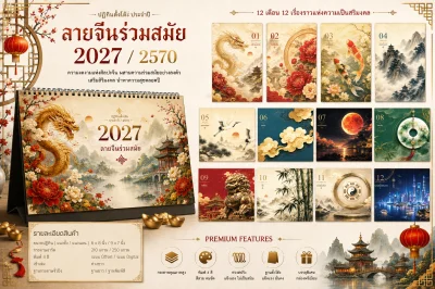 Template ลายจีนร่วมสมัย