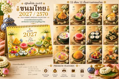 Template ขนมไทย