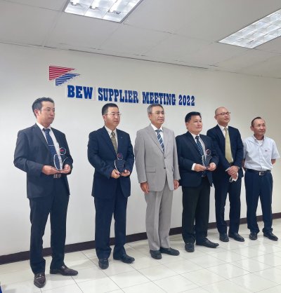 รับรางวัล BEW quality supplier award