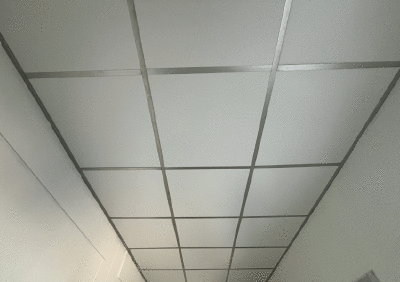 งานติดตั้งฝ้าทีบาร์สำนักงาน