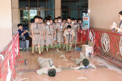 เข้าค่ายลูกเสือ-เนตรนารีสามัญ ระดับประถมศึกษาปีที่ 5