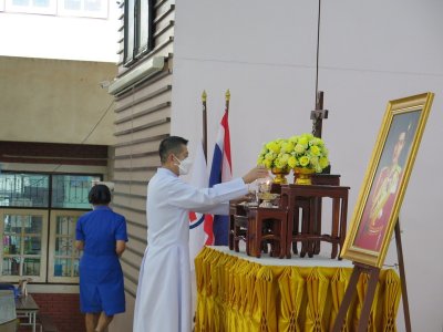 พิธีรับเข็มยุวกาชาด ป.1