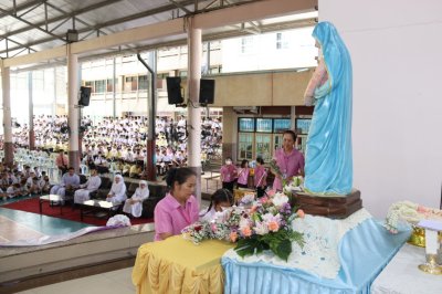 พิธีมิสซาเปิดปีการศึกษา 2567 และต้อนรับซิสเตอร์อริสรา สุริปะ  ซิสเตอร์ประทุมวัลย์  กิจแก้ว