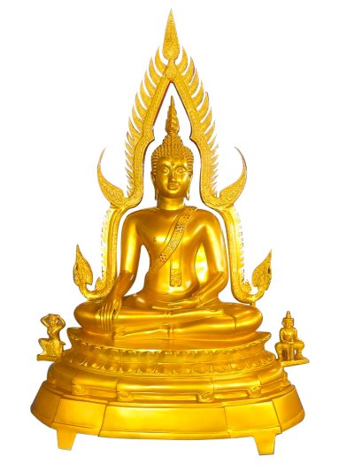 พระเนื้อทองเหลือง และเรซิ่น