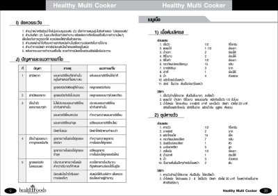   หม้อแรงดันอเนกประสงค์ ...ด้วยเทคโนโลยีพิเศษเฉพาะของ Healthy Multi Cooker ที่จะช่วยให้คุณแม่บ้านยุคใหม่สามารถเนรมิตอาหาร พร้อมด้วยคุณค่าทางโภชนาการเต็มเปี่ยม ทำให้มั่นใจได้ว่าทุกมื้อของคุณ จะกลายเป็นมื้อพิเศษสำหรับทุกคนในครอบครัว