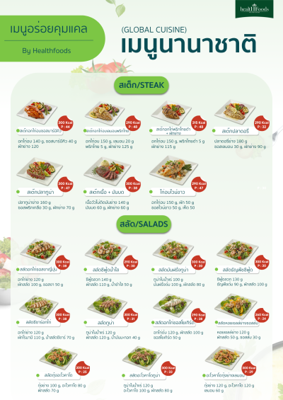 เมนูอร่อยคุมแคล by Healthfoods