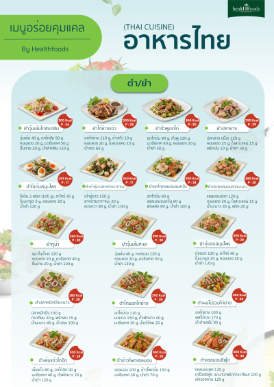 เมนูอร่อยคุมแคล by Healthfoods