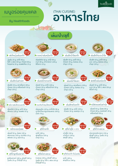 เมนูอร่อยคุมแคล by Healthfoods