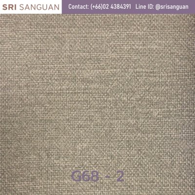 หนังเทียมลายผ้า G68 กระสอบเล็ก