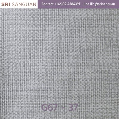 หนังเทียมลายผ้ากระสอบ_G67-เทาอ่อน