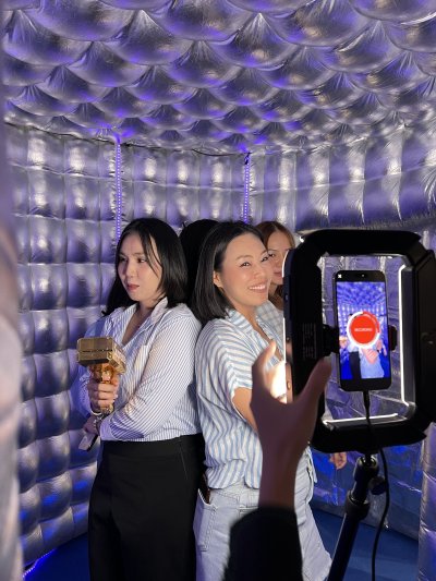 360 Video Booth in Galaxy Tunnel