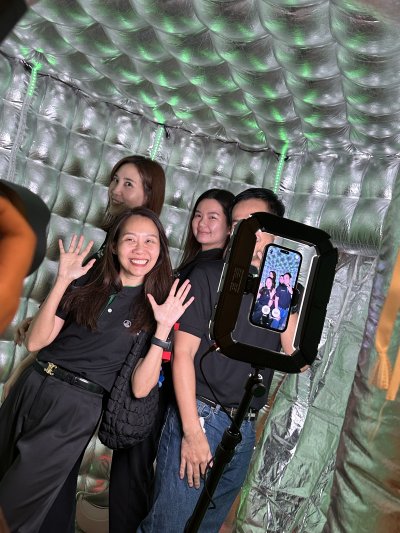 360 Video Booth in Galaxy Tunnel