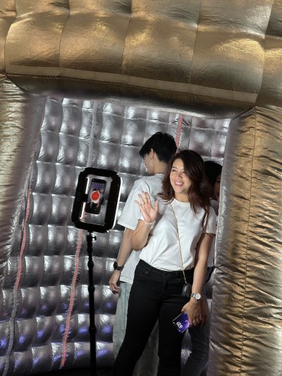 360 Video Booth in Galaxy Tunnel