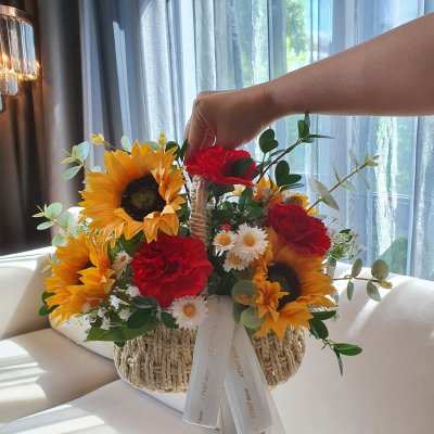 Various Flower Basket