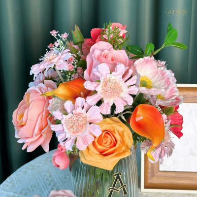 Crystal Handle Vase