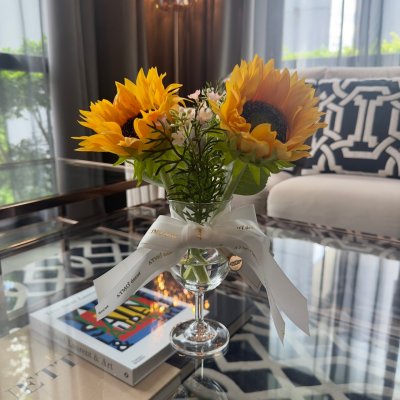 Sunflower Vase