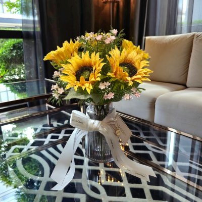 Sunflower Vase