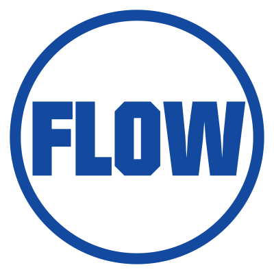 flow logo white