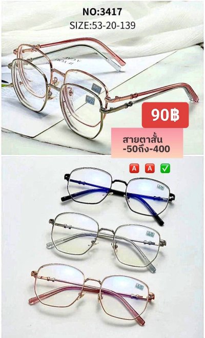 แว่นสายตาสั้น ตัวแพง