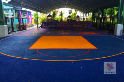 พื้นยาง พื้นสนามกีฬา พื้นสนามเด็กเล่น พื้นสวนสุขภาพ สถานออกกำลังกาย สวนหย่อม สวนสาธารณะ ลู่วิ่งยางทั้งในร่มและกลางแจ้ง สวนสนุก ทางเดิน