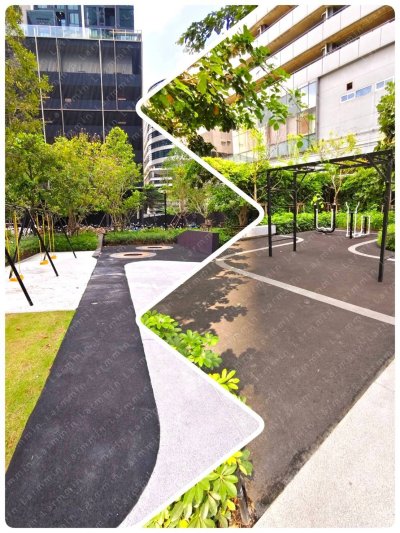 EPDM พื้นยาง สนามกีฬา สนามเด็กเล่น สวนสาธารณะ ลู่วิ่ง ทางเดิน