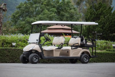 ส่งมอบ EZGO Shuttle 4+2 ที่นั่ง (สีทอง) 