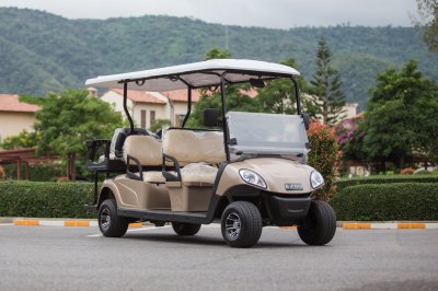 ส่งมอบ EZGO Shuttle 4+2 ที่นั่ง (สีทอง) 