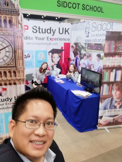 Exhibition at EduLife Expo 2018 with Sidcot School