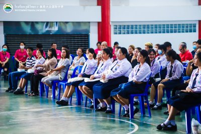 การประชุมผู้ปกครองและแนะแนวทางการศึกษาต่อของนักเรียนระดับประถมศึกษาปีที่ 6 มัธยมศึกษาปีที่ 3 และมัธยมศึกษาปีที่ 6 เพื่อเป็นแนวทางและการตัดสินใจในการเรียนต่อต่างประเทศในระดับมหาวิทยาลัยของนักเรียนระดับมัธยมศึกษาปีที่ 6