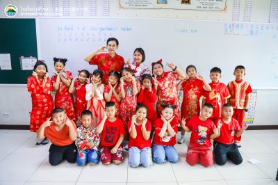 บรรยากาศเทศกาลวันตรุษจีนของโรงเรียนวุฒิวิทยา 2