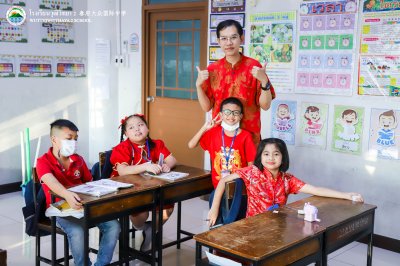 บรรยากาศเทศกาลวันตรุษจีนของโรงเรียนวุฒิวิทยา 2