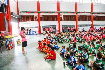 โครงการส่งเสริมความปลอดภัย (อัคคีภัย) โดยองค์การบริหารส่วนตำบลหนองรี