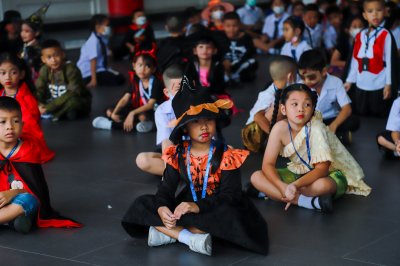 บรรยากาศวัน Halloween ปีการศึกษา 2566 ระดับประถมศึกษาและมัธยมศึกษา