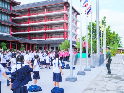 กิจกรรมออกกำลังกายยามเช้า โดยกลุ่มสาระการเรียนรู้สุขศึกษาและพลศึกษา 
