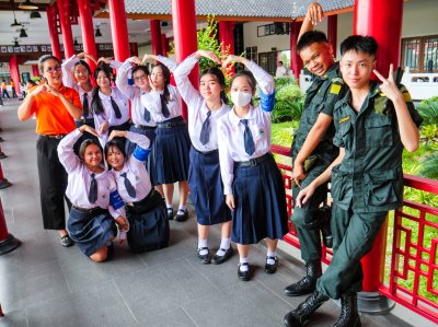 กิจกรรมออกกำลังกายยามเช้า โดยกลุ่มสาระการเรียนรู้สุขศึกษาและพลศึกษา 