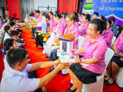 พิธีไหว้ครู (敬师仪式) ประจำปีการศึกษา 2568 ระดับประถมศึกษาและมัธยมศึกษา